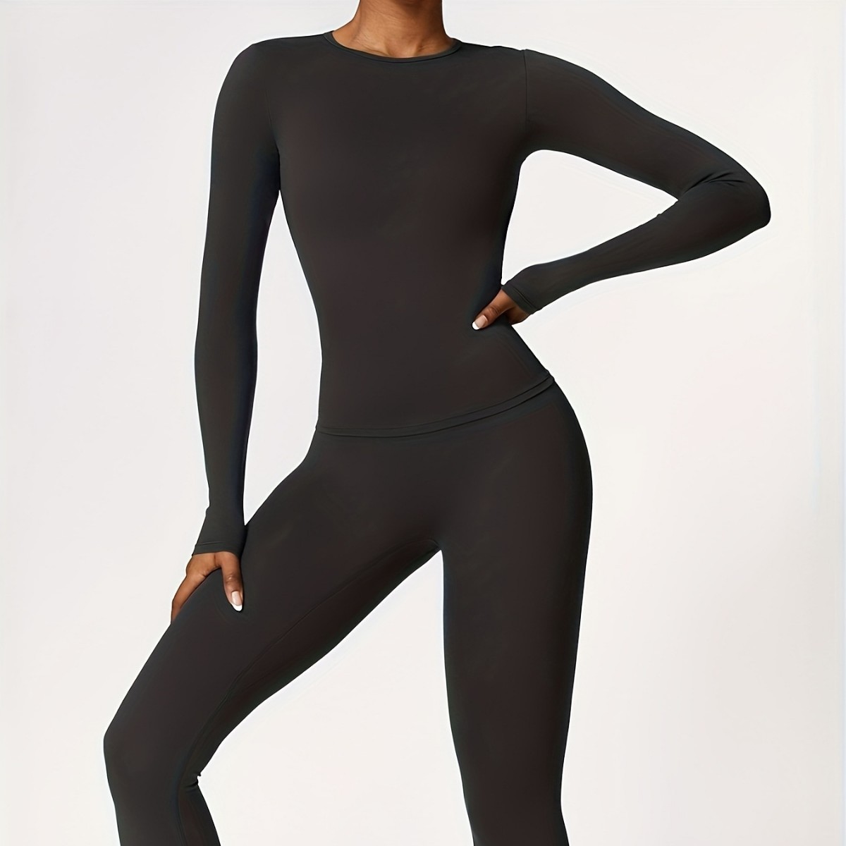 Winter Clothing - Tuta da yoga aderente a maniche