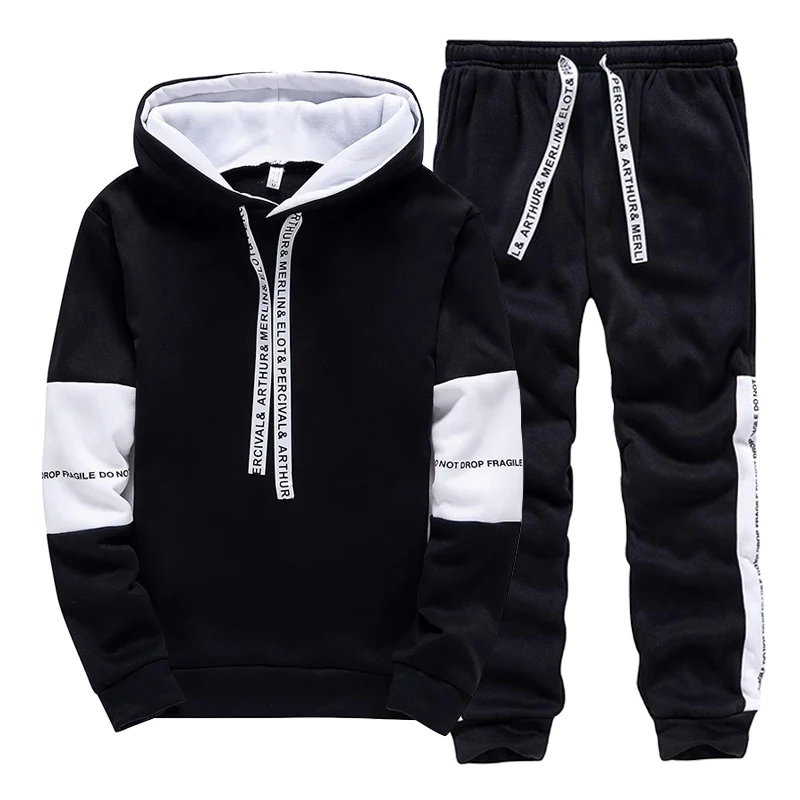 Winter Clothing Pants - Tuta Sportiva da Uomo Bianca e