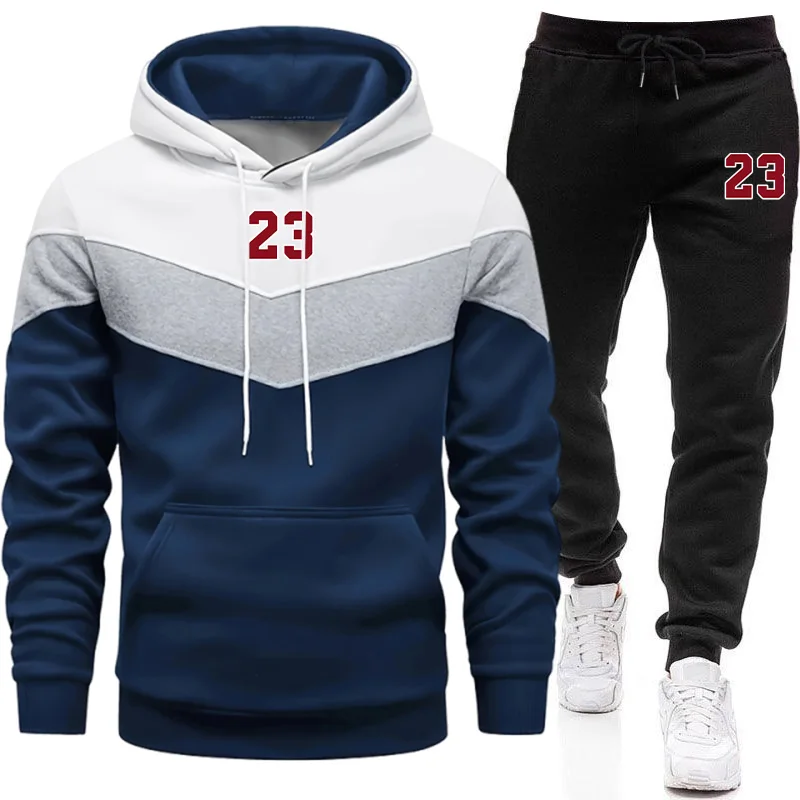 Winter Clothing Pants - Nuova Tuta Sportiva da Uomo, Felpa