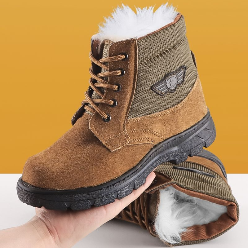 Snow Boot Fur Lined - Stivali Invernali da Uomo in Vera