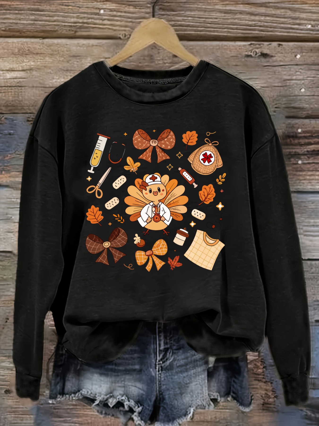 Winter Clothing - Maglietta Casual da Donna a Maniche