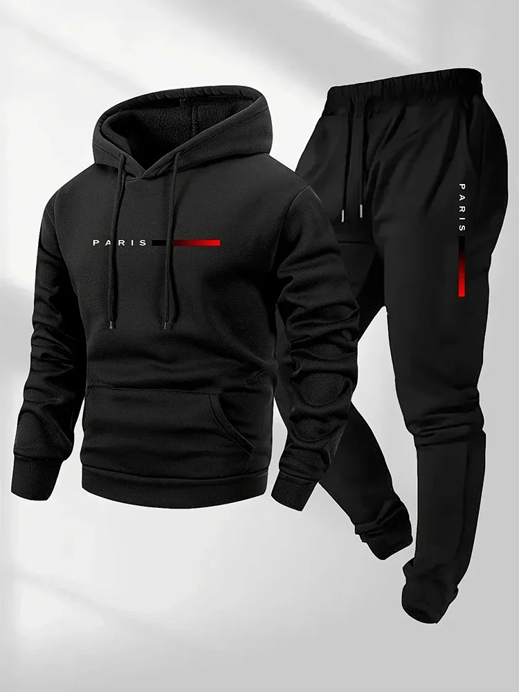 Winter Wear Clothes - Completo Sportivo Casual Quotidiano da Uomo,