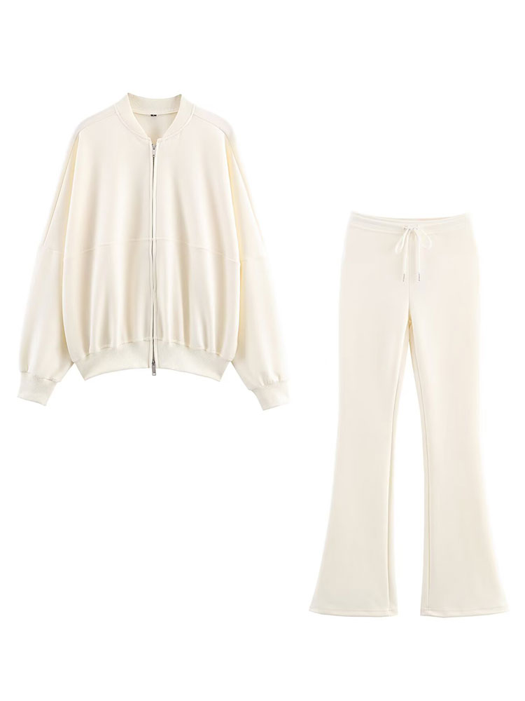 Winter Wear Clothes - HH Pantaloni svasati solidi eleganti da