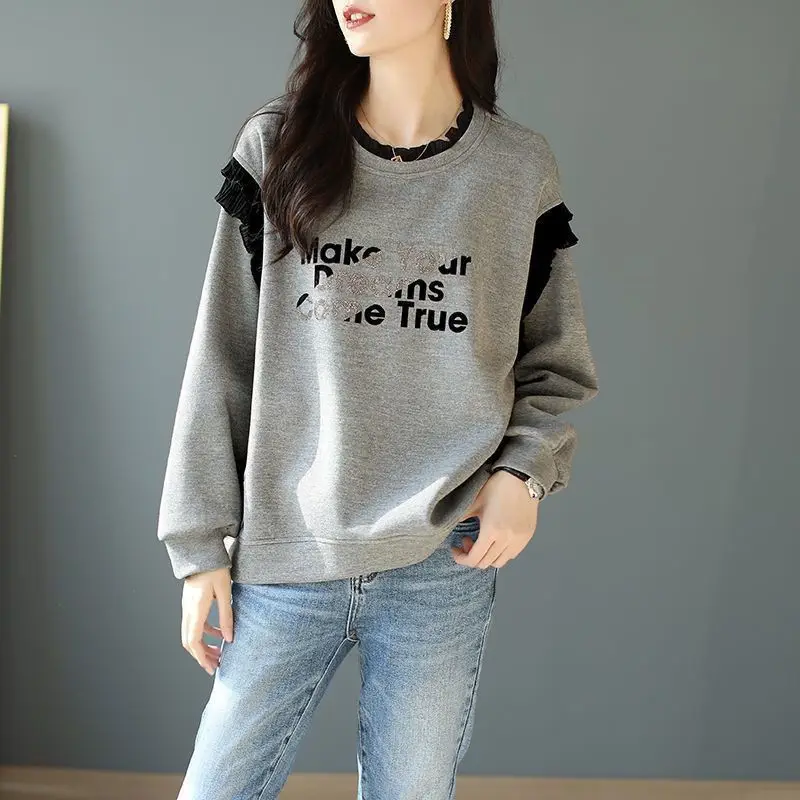 Winter Clothing Essentials For Women - Pullover da donna grigio sciolto Top