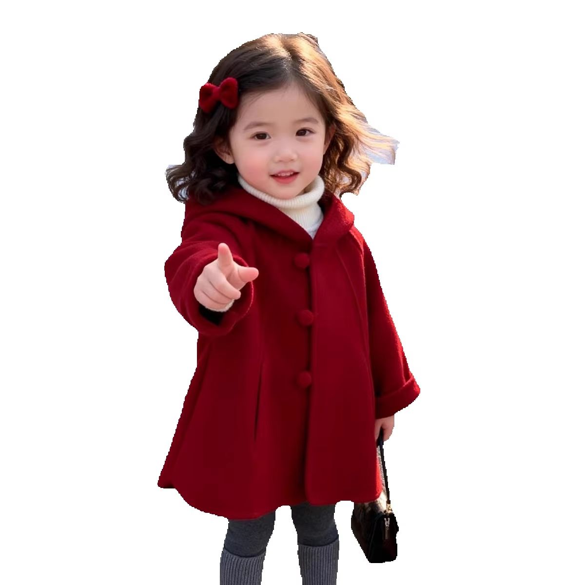 Cappotto di Lana per Bambine,  - Winter Clothing For Baby Girl recensione e prezzo