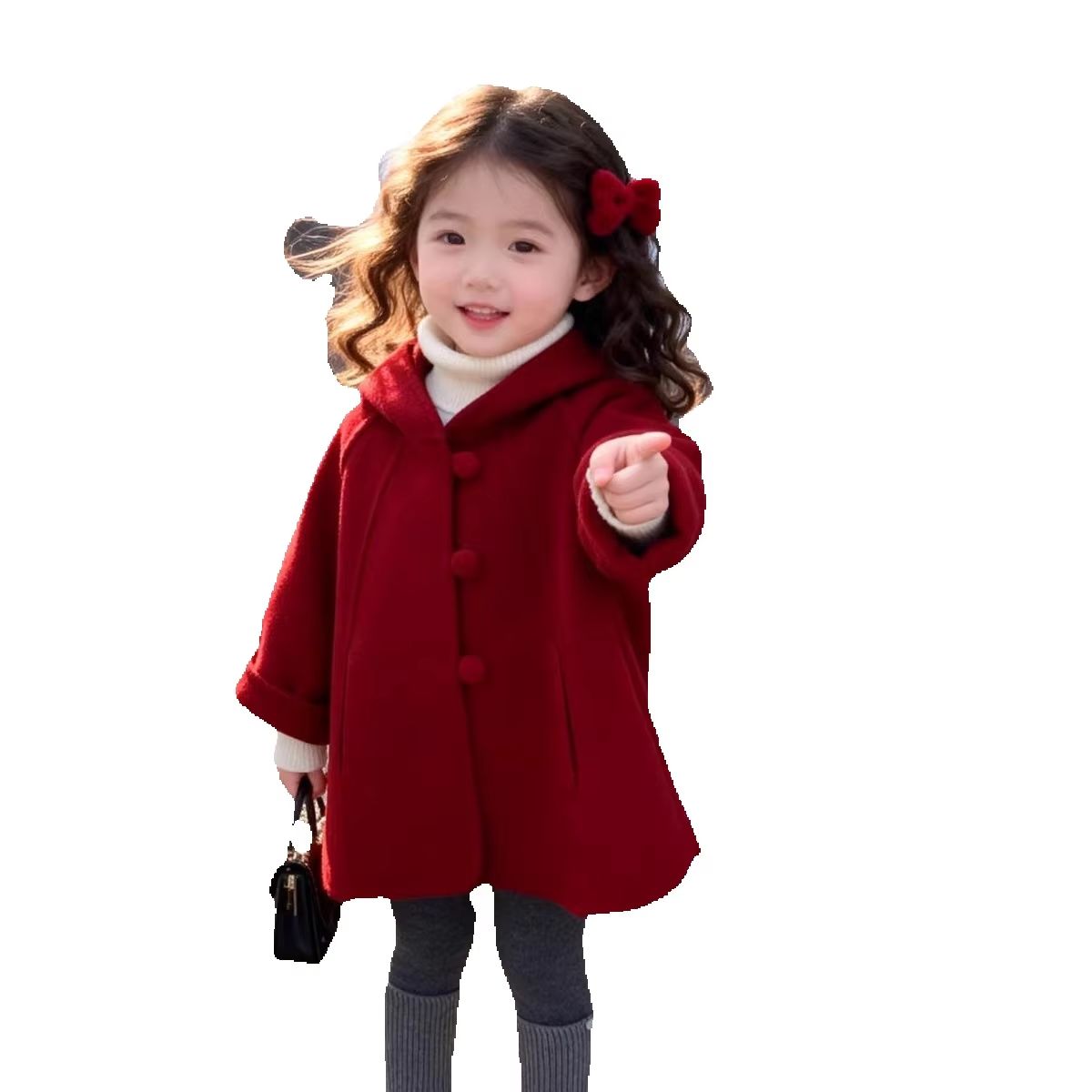 Cappotto di Lana per Bambine,  - Winter Clothing For Baby Girl recensione e prezzo