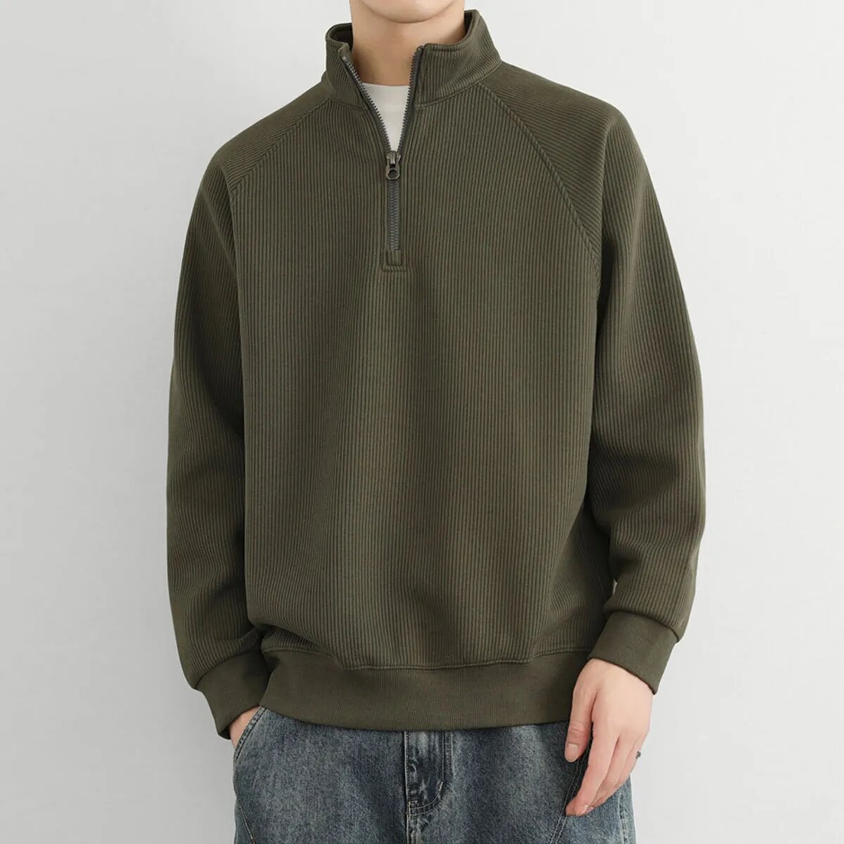 2026 Nuova Felpa Verde da Uomo - Winter Clothing Colors 2026 recensione e prezzo