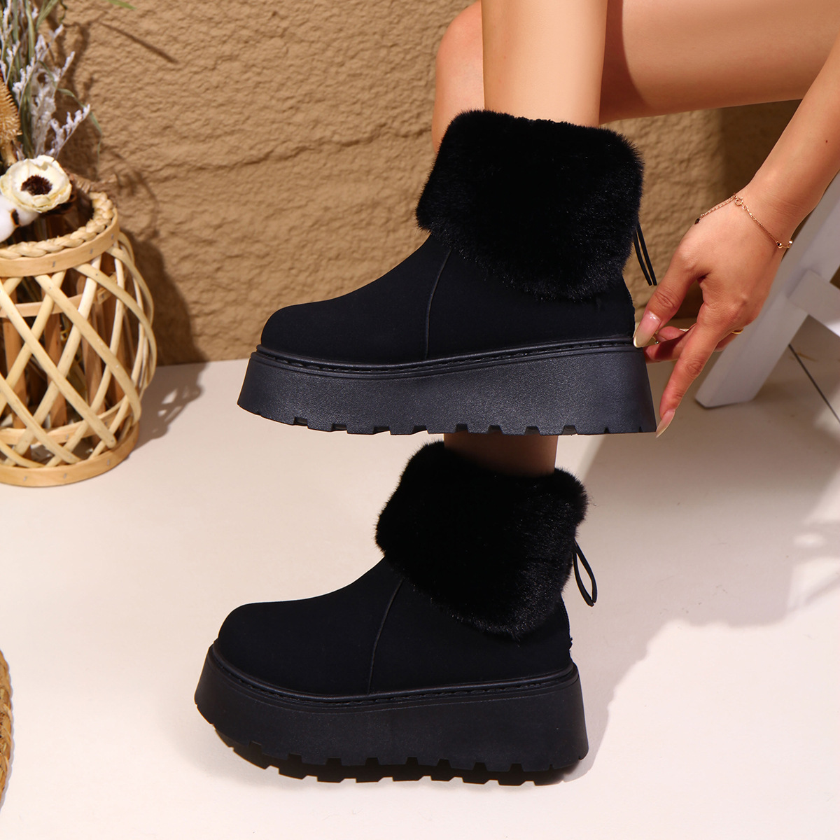Stivali Invernali da Donna con - Snow Boot Fur Lined recensione e prezzo
