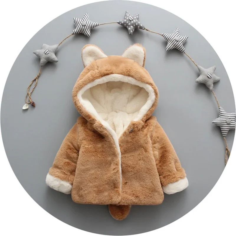 Cute Cat Ears peluche Baby Jac - Winter Clothing For Baby Girl recensione e prezzo